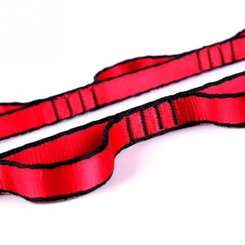 2Pcs Adjustable Anti-Gravity Chrysanthemum Swing Flying Stretch Belt Rope Climbing Daisy Chains Extension Yoga Belt Hanging - color: Red, size: 1.5M