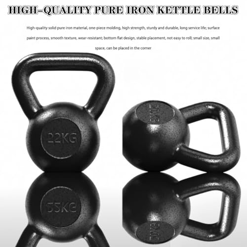 Kettlebell Weights Home Abdominal Muscle Training Kettle Bells, Men's Squat Solid Pure Iron Kettle Ball, Gym Sports Equipment(12kg)