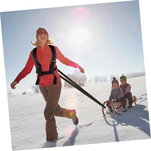 Multi-functional Resistance Sled Pull Harness Load-bearing Strap for Tire Workouts Durable Cloth for Strength Training Agility Drills