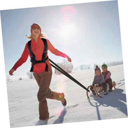 Multi-functional Resistance Sled Pull Harness Load-bearing Strap for Tire Workouts Durable Cloth for Strength Training Agility Drills