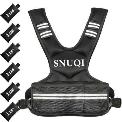 Adjustable Weighted Vest for Men and Women 4-10lbs/9-18lbs/20-32lbs Weighted Vest with 6 Ironsand Weights for Home Workouts Adjustable Body Weight Vest Exercise Set for Cardio and Strength Training