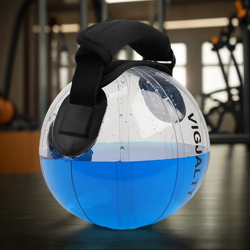 Ox Horn Aqua Bag & 8Inch Aqua Ball Bundle | Dynamic Water Weight Training System for Unstable Load & Core Activation | Superior to Sandbag for Functional Fitness