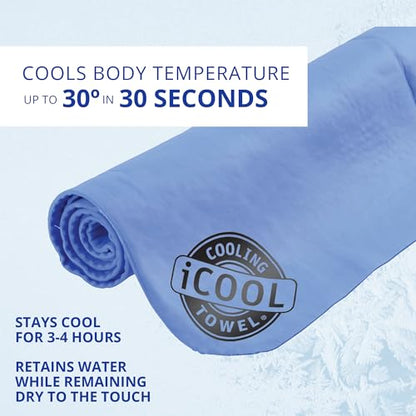 FROGG TOGGS iCOOL Cooling Towel 2 Pack - style: 2 Count