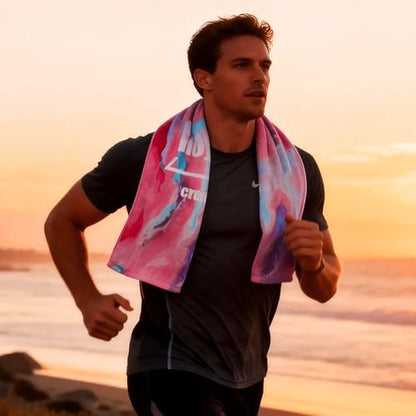 Vie Triomphe 1 Pack 13x31 Inch Fashion Sports Gym Towels Quick Dry Highly Absorbent Sweat Hand Towel for Men Women for Fitness Running Yoga Workout Travel Fitness Exercise - style: 1 Pack of Fashion Hand Towel