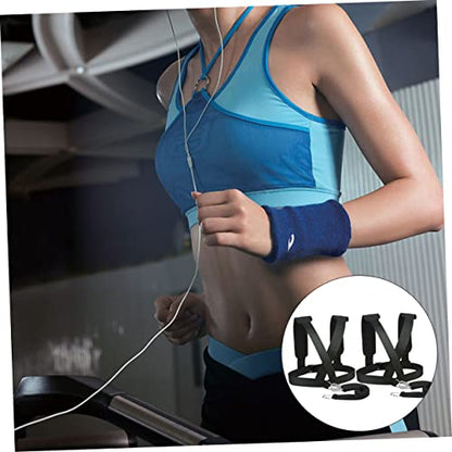 Mikikit 2pcs Weight-bearing Training Belt for Strength Training and Sled Pulling Fitness for Outdoor Workouts and Tire Drags