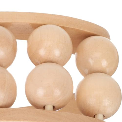 DOITOOL Neck Roller Massager 5.70X3.54X3.14In Manual Acupoint Massage Roller for Home Use Handheld Body and Shoulder Muscle Relief Tool