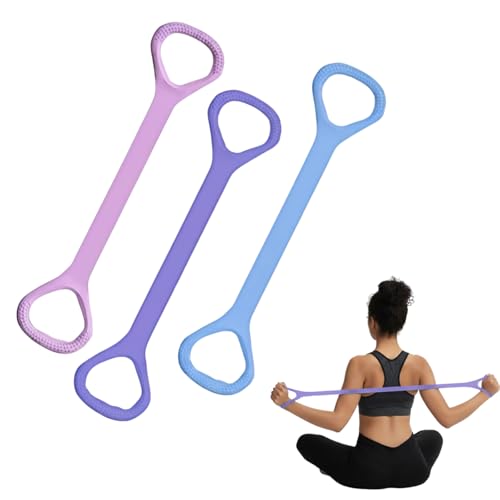 Figure 8 Fitness Resistance Band for Women - color: 3Pcs