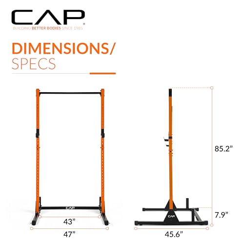 CAP Barbell Power Racks and Attachments - style: FM-905Q Orange