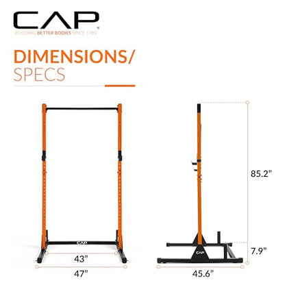 CAP Barbell Power Racks and Attachments - style: FM-905Q Orange