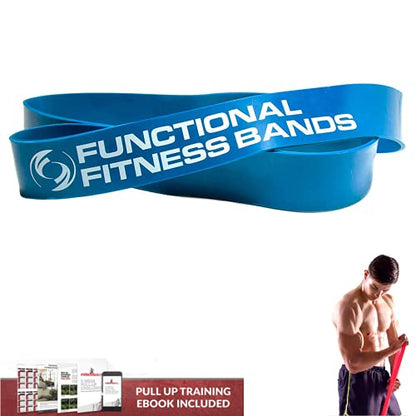 Functional Fitness Pull Up Assist Resistance Bands | Heavy Duty Exercise Bands for Powerlifting, Mobility, and Stretching | Travel Friendly Resistance Bands for Workout | Resistance Range 60-150 lbs