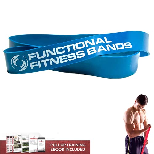 Functional Fitness Pull Up Assist Resistance Bands | Heavy Duty Exercise Bands for Powerlifting, Mobility, and Stretching | Travel Friendly Resistance Bands for Workout | Resistance Range 60-150 lbs