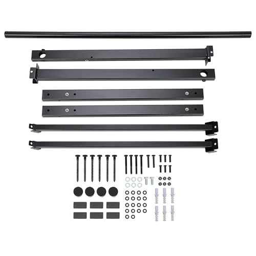 ECOTRIC 46" Wall Mounted Pull Up Chin Up Bar Heavy Duty Gym Workout Fitness Home Mount Fitness 500lbs
