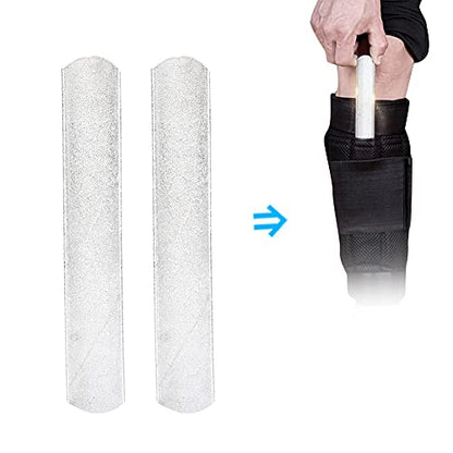 FLEXMAN 2Pcs Weighted Vest Steel Plates, Adjustable Wrist Weights, Stainless Steel Removable Ankle Weights Plated Steel Plates - size: 15cm length