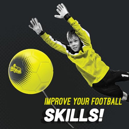 Swingball Reflex Soccer Football Training Aid, Outdoor Activities, Garden Games, Football Practice, Football Game, Swingball Football, Suitable for Boys and Girls Aged 6 Years+