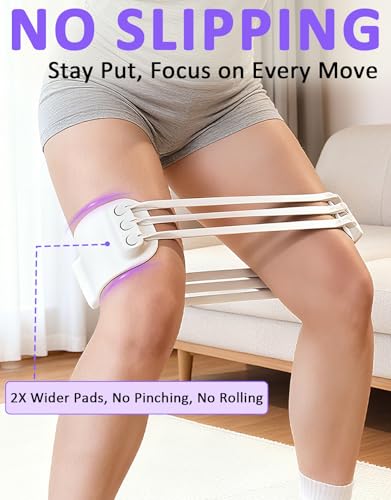 Adjustable Booty Resistance Bands with 5-Level, Non-Slip Glute Bands for Women, Wide Resistance Loop Bands for Butt and Leg Exercise