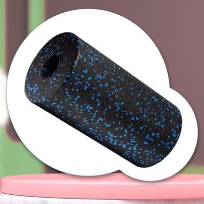 Yiju Hollow Foam Roller 12 Inch for Post Workout Stretching and Massage, Blue