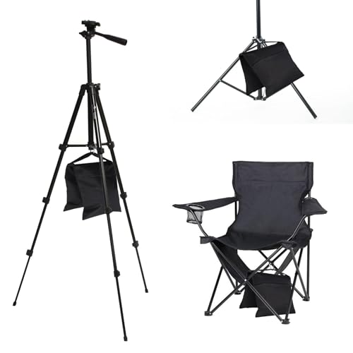 2 Pack Sand Bags, Black Sand Bags for Weight, Heavy Duty Sandbags for Umbrella Base, Photography Video Equipment, Light Tripod, Fishing Chair, Sports, Backdrop Stand, Camping, Tent