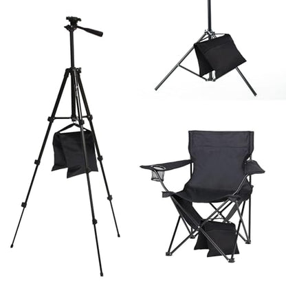 2 Pack Sand Bags, Black Sand Bags for Weight, Heavy Duty Sandbags for Umbrella Base, Photography Video Equipment, Light Tripod, Fishing Chair, Sports, Backdrop Stand, Camping, Tent
