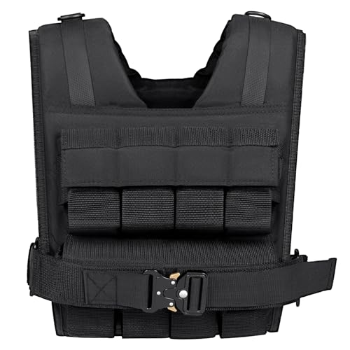 Weighted Vest Men 26lbs | 35lbs | 45lbs, Weighted Workout Vest With Removable Iron Weights, Weight Vest for Men and Women, Heavy Duty Weighted Exercise Vest for Strength Training Running Walking - size: 35lbs
