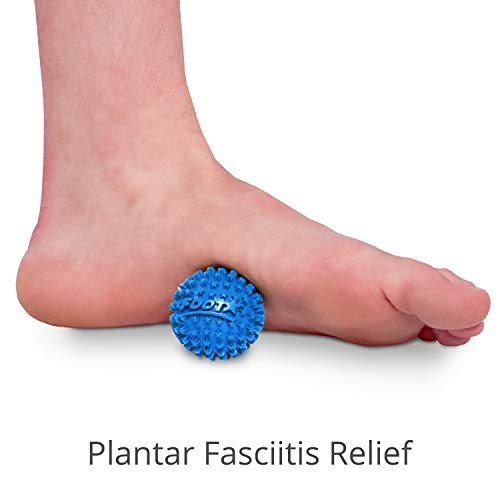 Body Back Foot Star® Massager Ball and Plantar Fasciitis Roller - Soothe Foot Stress, Discomfort, Aches, & Tightness (Pack of 2, Blue, 2-Inch) - style: Two-Pack