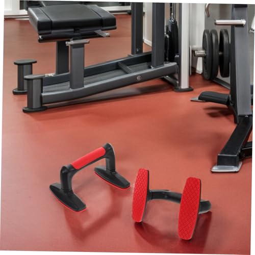 UPKOCH 2pcs Non- Parallettes Bars for Push-ups Shaped Design for Home Gym and Fitness Training Lightweight Plastic Handles for Men and Women Versatile Exercise Equipment