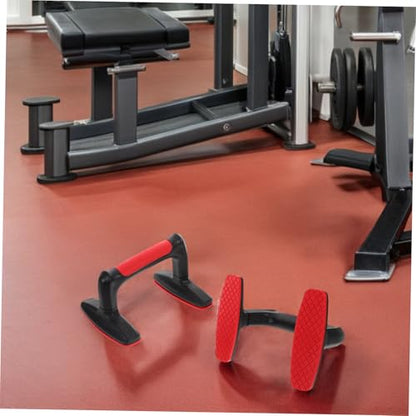 UPKOCH 2pcs Non- Parallettes Bars for Push-ups Shaped Design for Home Gym and Fitness Training Lightweight Plastic Handles for Men and Women Versatile Exercise Equipment