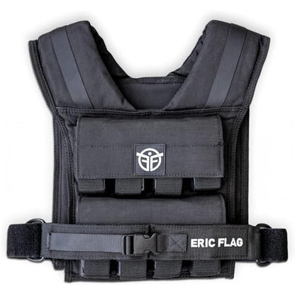 40 lb Weighted Vest for Men & Women - Adjustable 0-40 lb with 16 Iron Weight, Heavy-Duty for Calisthenics, Running and Walking - Compact 1000D Oxford - Weighted Vest with Removable Weights
