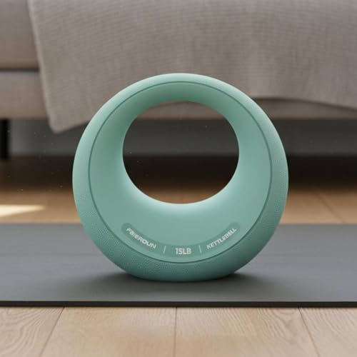 Soft Kettlebell Non-Slip Grip 4kg Kettlebell Ergonomic Handle Donut Weight for Women, Beginners, Home Gym, Workout