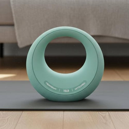 Soft Kettlebell Non-Slip Grip 4kg Kettlebell Ergonomic Handle Donut Weight for Women, Beginners, Home Gym, Workout