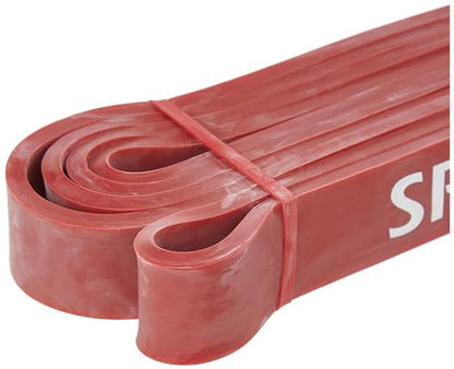 SPRI Superbands - Resistance Band for Assisted Pull-ups, Core Fitness, and Strength Training Resistance Exercises - Versatile Tool for Flexibility, Stamina, and Balance - 1", Red