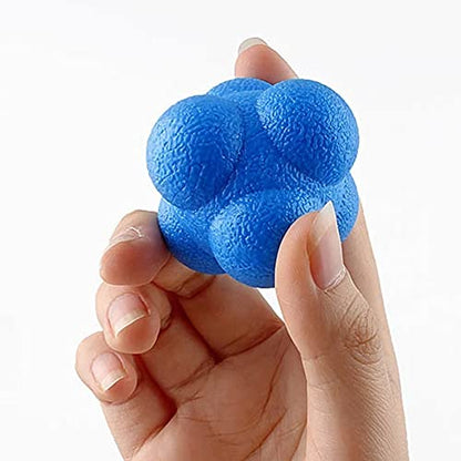 Reaction Ball,Hexagonal Agility Ball for Towards Training Improvement Of Hand-Eyereaction and Agility Coordination Reflex Exercise Sports,Can Improve The Concentration Of Teenagers and Adults(2 Pcs)