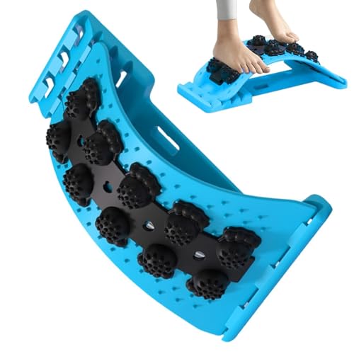 Back Stretcher Adjustable, 4 Level Support, Stretching Equipment with Smooth Comfort, Back Massager with Sturdy Build, Wellness Accessories, Alignment Aid for Women Home Yoga Massage 525g