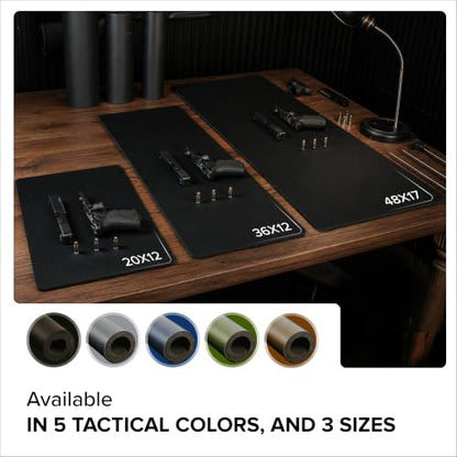 Falko Tactical Gun Cleaning Mat, Gun Mat for Handgun, Rifle and Shotgun - color: Black, size: 48x17