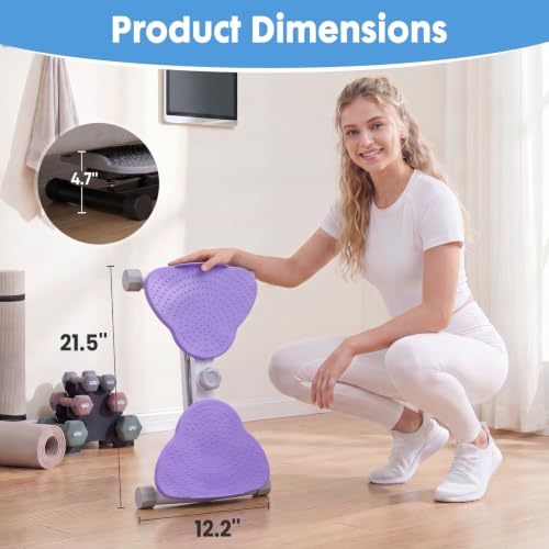 DUMOS Waist Twister Machine Exercise, Ab Twister Board, 300 lbs Capacity, Noiseless Fitness Tool for Core & Belly Fat Workout, Anti-Slip Home Gym Equipment