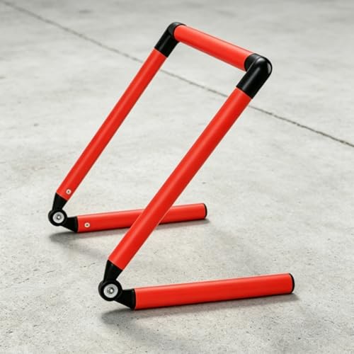 Foldable Agility Hurdles Detachable Folding Hurdle Bright Color Athletic