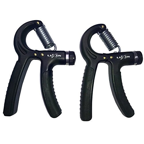 Luxon 2 Pack Hand Grip Strengthener Adjustable Resistance 22-110 Lbs (10-50kg) -Hand Grip Exerciser, Strengthen Grip, Hand Squeezer, Forearm Grip, Hand Exercise, Gripper, Finger Strengthener