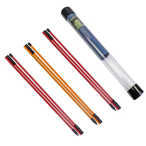 Golf Alignment Sticks 3 Pack – 48" Training Rods for Swing Plane & Posture, Portable Alignment Aid Practice Equipment for Backyard or Driving Range -Fix Your Slice with Visual Swing