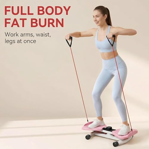 Waist Twister Machine Exercise, Ab Twister Board with the Smart LED Digital Monitor, Abs Workout for Slim Waist and Core Ab Exercise, Noiseless Home Gym Equipment for Women Men