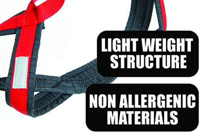 Pro Sled Dog Harness (Red, Large)
