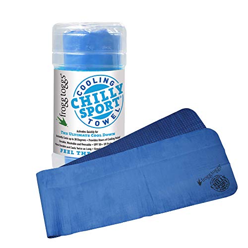 FROGG TOGGS Chilly Sport Cooling Neck Wrap & Head Band - color: Varsity Blue