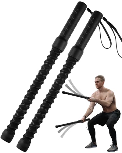 Ropeless Battle Ropes, Cordless Battle Ropes Alternative Workout Equipment for Home Gym, Heavy Duty Portable Weighted Wireless Rope Lightweight Device HIIT, Portable Training Flow Rope for Men & Women