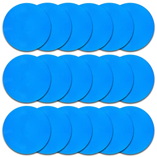 Poly Spots Spot Markers 9 Inch Multicolor Floor Dots - style: 18Pcs Blue