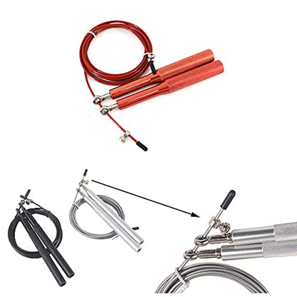 6 Sets Replacement Screws and End Caps for Speed Cable Jump Ropes