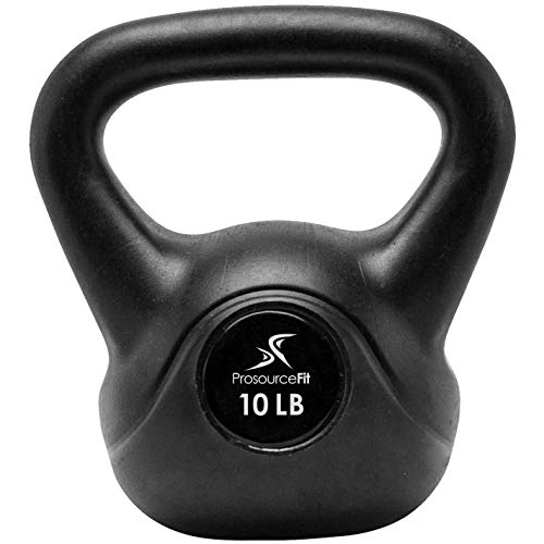 ProsourceFit Vinyl Plastic Kettlebell from 10, 15, 20, 25, 30 and 35 lbs - style: 10lb