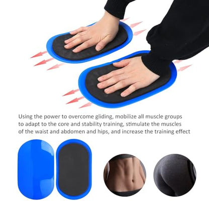 HERCHR Core Sliding Disc, Sport Sliding Plate GlidingDiscs Fitness Slide Plate GlidingPad Training Equipment for Fitness Gym, Home, Yoga, Pilates, Workout Ab Pads Exercise Equipment for Women and Men