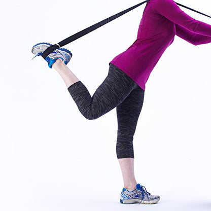 Black Mountain Products BMP Yoga Exercise Strap for Stretching & Flexibility