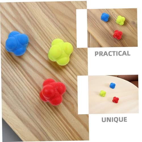 SUPVOX 6pcs Smart Reaction Ball Hexagon Training Ball Eye Coordination Game Hockey Training Equipment Improve Reflexes