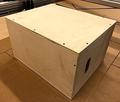 3 in 1 Plyometric Box: 12"x16"x20" Flatpack - Custom Logo Laser Engraved