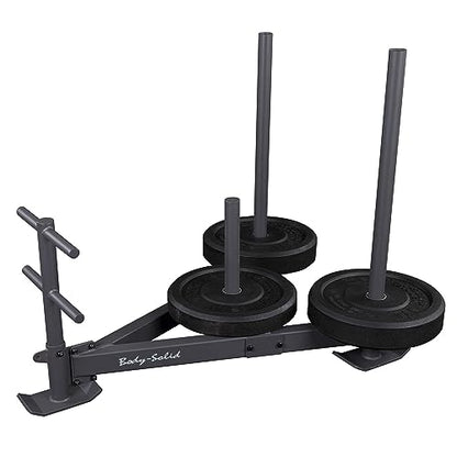Body-Solid (GWS100) Weight Sled - Versatile High-Durability Sled for Push/Pull Training, Fitness & Football Drills with Weight Posts