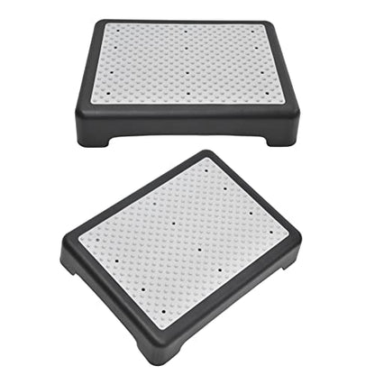 Slip - Proof Half Step Step Stool | Slip - Proof Area for Seniors/Elderly | Portable Stackable Step Stool for Home/Garden/Car | 400lbs Capacity, Sturdy